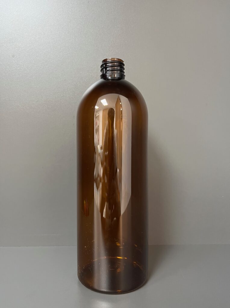 BOTELLA PET 1000ML ÁMBAR